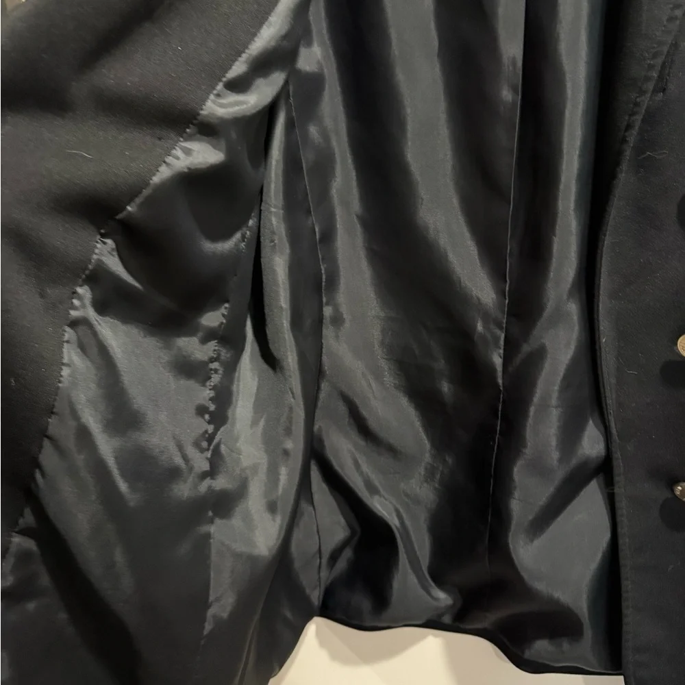 Anne Klein Black Blazer with Gold Buttons Medium - Picture 3 of 8